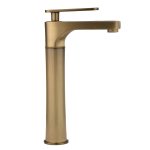 Baterie lavoar TRENDY’S, montare pe blat , langa lavoar, bronz antichizat, 4127, trendysanitary.ro