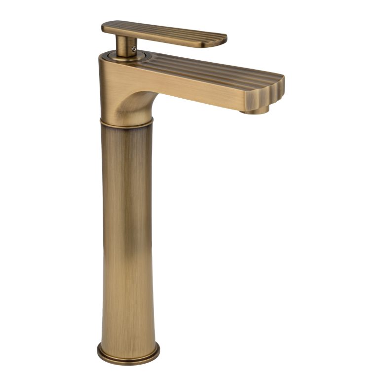 Baterii chiuveta baie, Baterie lavoar TRENDY’S, montare pe blat , langa lavoar, bronz antichizat, trendysanitary.ro