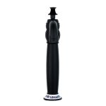 Baterie lavoar , montare pe blat, negru mat cu broderie ceramica, 4047, trendysanitary.ro