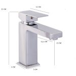 Baterie lavoar, TRENDY S, montare pe lavoar, crom lucios, 9404, trendysanitary.ro