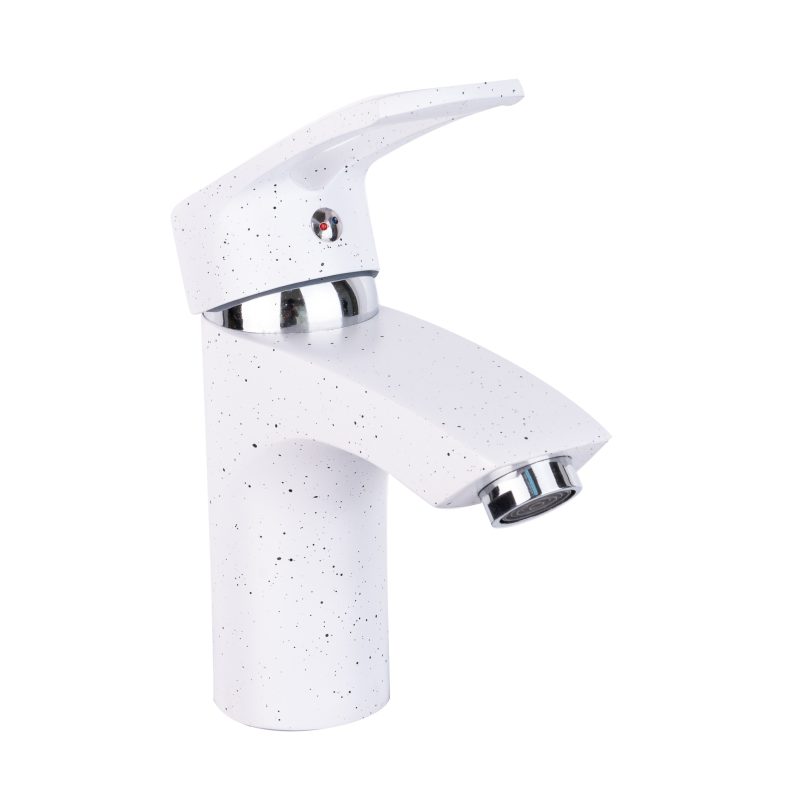 Baterii chiuveta baie, Baterie lavoar TRENDY S, montare chiuveta baie, granit alb, trendysanitary.ro