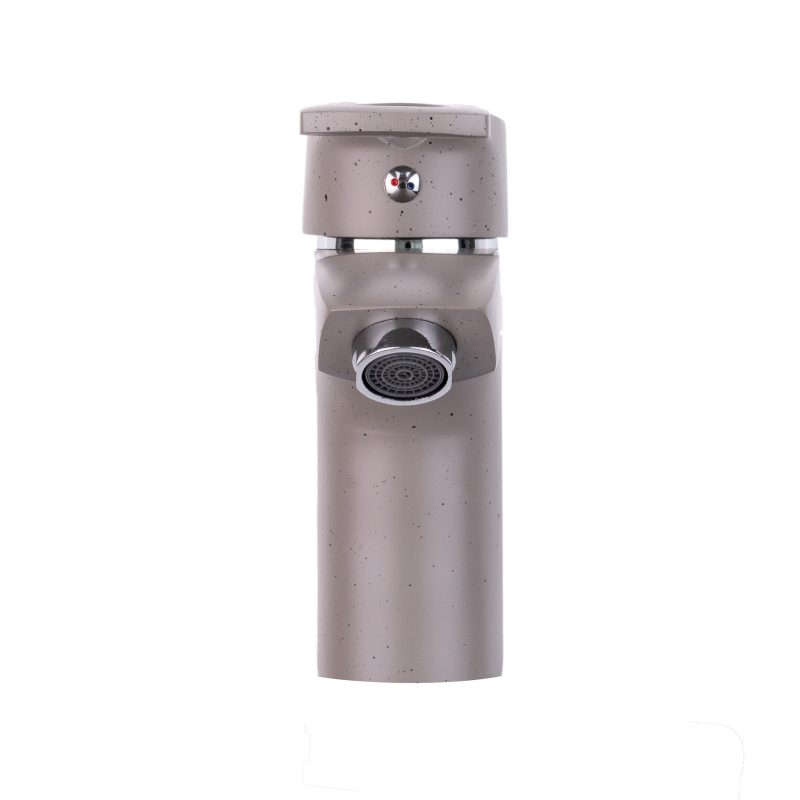 Baterii chiuveta baie, Baterie lavoar TRENDY S, montare chiuveta baie, granit gri, trendysanitary.ro