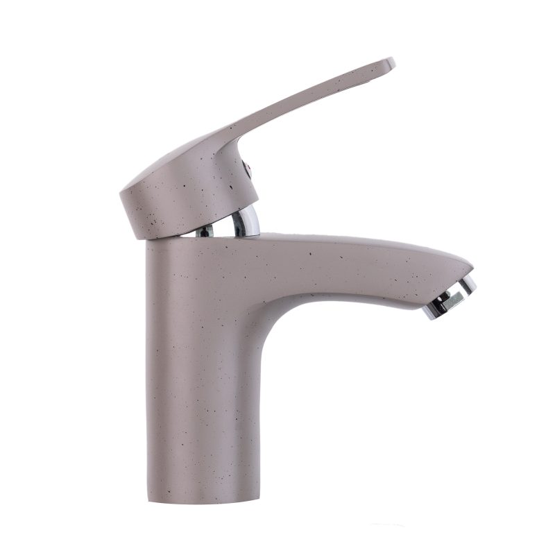 Baterii chiuveta baie, Baterie lavoar TRENDY S, montare chiuveta baie, granit gri, trendysanitary.ro