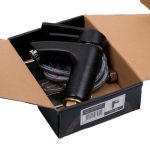 Baterie lavoar TRENDY’S, montare pe chiuvetă, finisaj granit negru, 4002, trendysanitary.ro