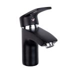 Baterie lavoar TRENDY’S, montare pe chiuvetă, finisaj granit negru, 9247, trendysanitary.ro