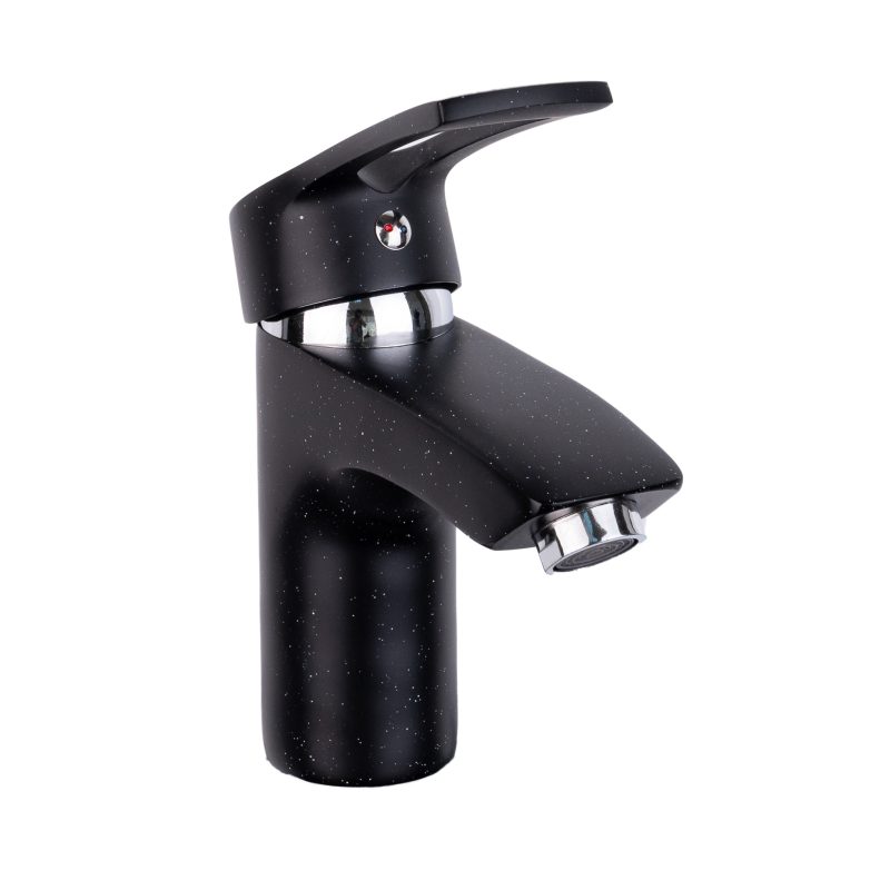 Baterii chiuveta baie, Baterie lavoar TRENDY S, montare chiuveta baie granit negru, trendysanitary.ro