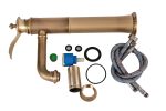 Baterie lavoar TRENDY’S, montare pe blat, langa lavoar ,bronz antichizat cu broderie, 5108, trendysanitary.ro