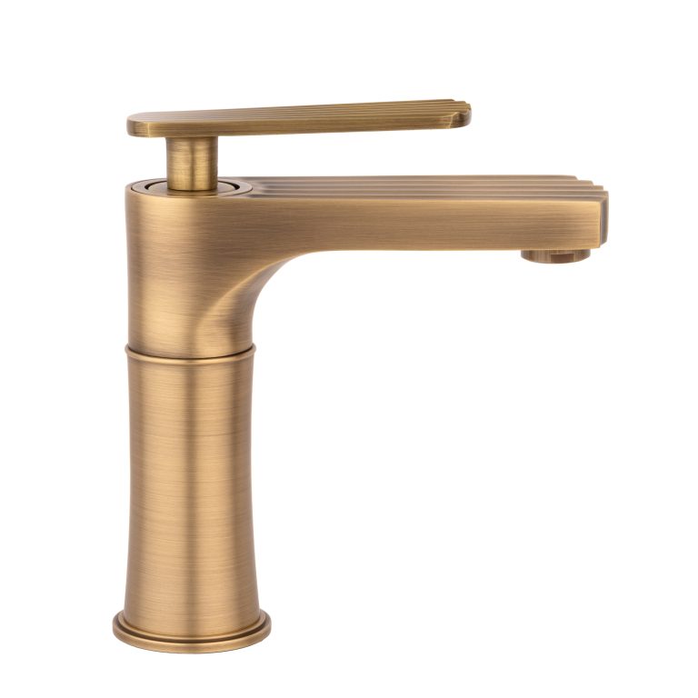 Baterii chiuveta baie, Baterie lavoar , TRENDY’S, montare chiuveta baie bronz antichizat, trendysanitary.ro