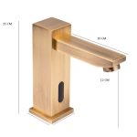 Baterie lavoar cu senzor , profesionala, bronz antichizat, 4648, trendysanitary.ro