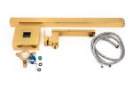 Baterie lavoar freestanding TRENDY’S desing rectangular gold, 8542, trendysanitary.ro