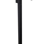 Baterie lavoar freestanding TRENDY’S  desing rectangular negru mat, 7333, trendysanitary.ro