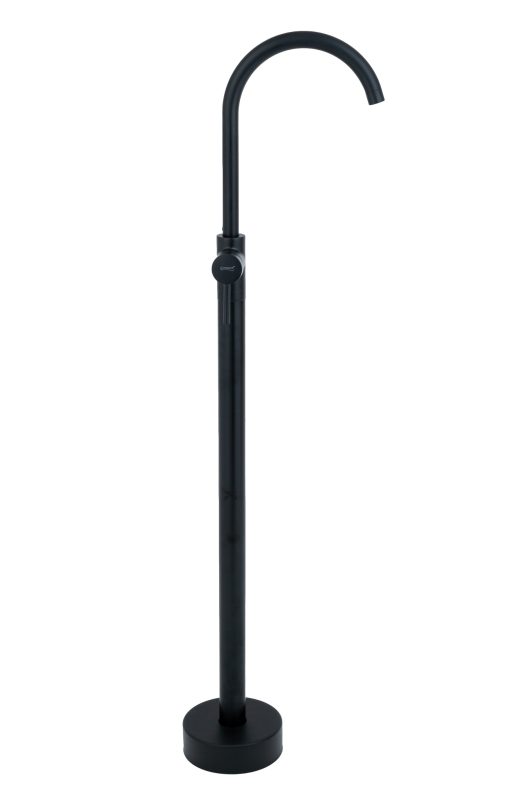 Baterii chiuveta baie, Baterie lavoar freestanding, TRENDY’S ,negru mat, trendysanitary.ro