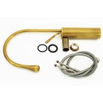 Baterie lavoar, montare pe blat,langa lavoar,bronz antichizat, 8982, trendysanitary.ro