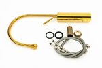 Baterie lavoar montare pe blat,langa lavoar,gold, 9510, trendysanitary.ro