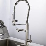 Baterie lebada profesionala inox satinat, 106, trendysanitary.ro