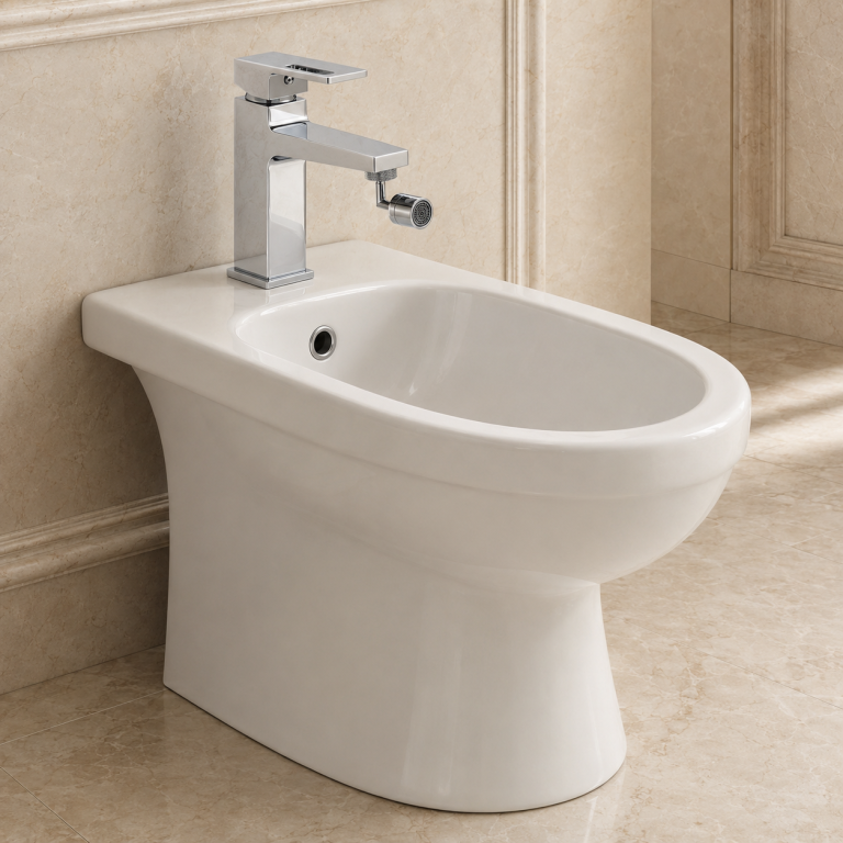 Baterii bideu, Baterie pentru bideu, crom lucios, trendysanitary.ro
