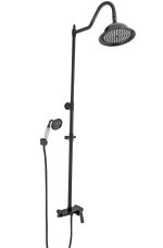 Coloana de dus 3 functii aspect negru antichizat TRENDY’S, 7142, trendysanitary.ro