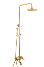 Coloana de dus TRENDY’S , cu trei functii , gold, 3387, trendysanitary.ro