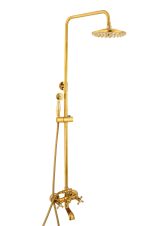 Coloana de dus TRENDY’S , cu trei functii , gold, 6841, trendysanitary.ro