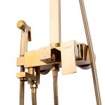 Coloana de dus, TRENDY’S , patru functii plus functie bideu, gold, 1372, trendysanitary.ro