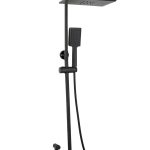 Coloana de dus TRENDY’S, cu patru functii cu afisaj temperatura apa LCD si functie de bideu, negru mat, 184, trendysanitary.ro