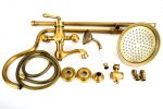 Coloana de dus TRENDY’S, cu trei functii, cu finisaj bronz antichizat, 6343, trendysanitary.ro
