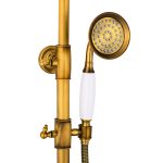 Coloana de dus TRENDY’S, cu trei functii, cu finisaj bronz antichizat, 4371, trendysanitary.ro