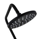 Coloana de dus TRENDY’S, cu trei functii, negru mat cu broderie ceramica, 3333, trendysanitary.ro