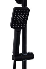 Coloana de dus, TRENDY’S, negru mat cu trei functii, 1536, trendysanitary.ro