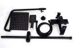Coloana de dus, TRENDY’S, negru mat cu trei functii, 6397, trendysanitary.ro