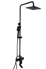 Coloana de dus, TRENDY’S, negru mat cu trei functii, 908, trendysanitary.ro