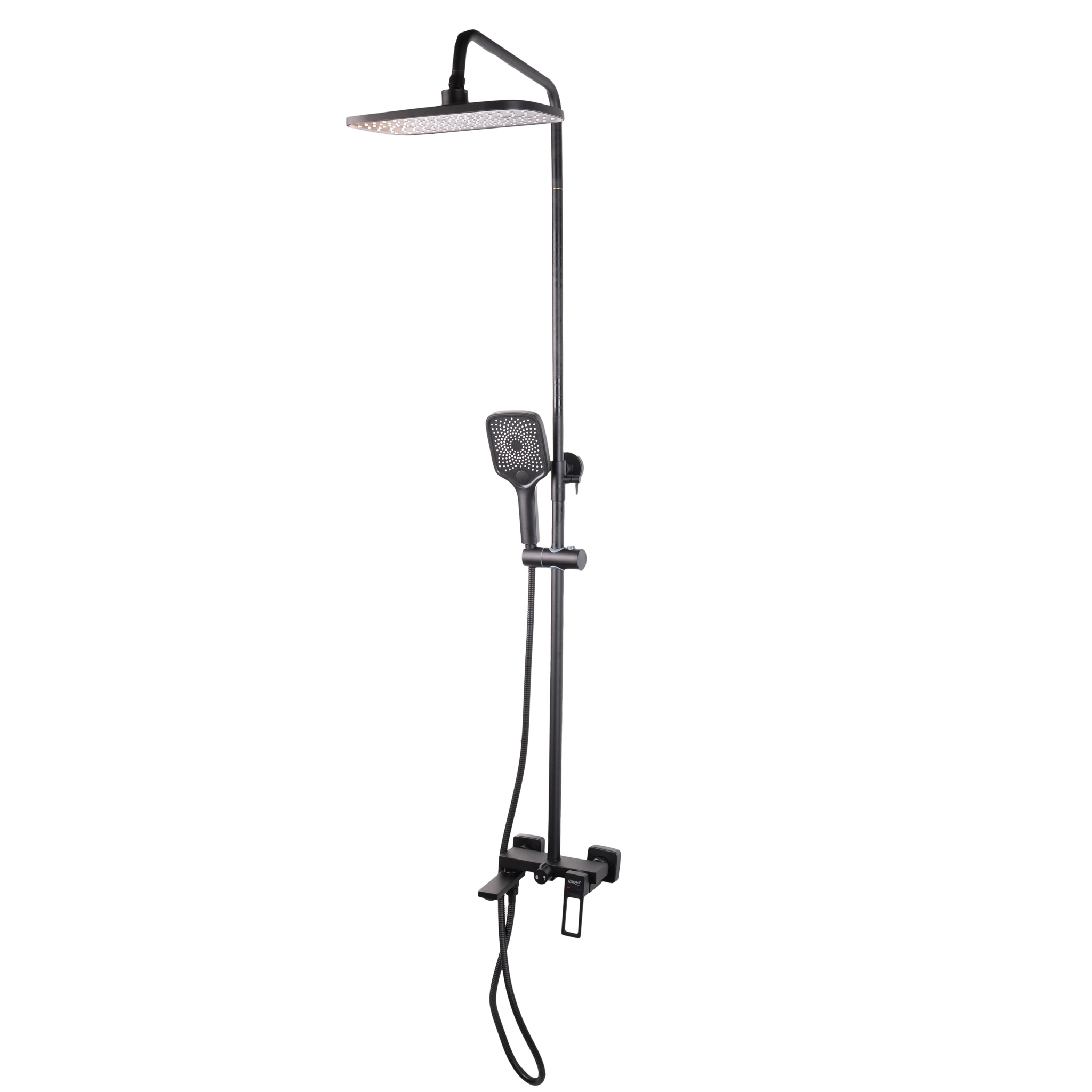 Coloana de dus TRENDY’S, slim cu trei functii, negru (3) Coloana de dus TRENDY’S, slim cu trei functii, negru, 1433, trendysanitary.ro