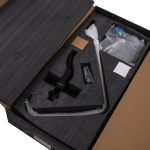Coloana de dus TRENDY’S, slim, cu trei functii, negru mat, 424, trendysanitary.ro