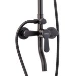 Coloana de dus TRENDY’S, slim, cu trei functii, negru mat, 2450, trendysanitary.ro