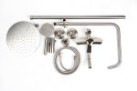Coloana de dus TRENDY’S ,cu trei functii,inox satinat, 9962, trendysanitary.ro