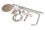 Coloana de dus TRENDY’S ,cu trei functii,inox satinat, 7281, trendysanitary.ro