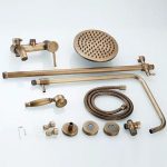 Coloana de dus ,cu trei functii ,bronz TRENDY’S, 7188, trendysanitary.ro