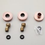 Coloana de dus, TRENDY’S, cu trei functii, rose, 9981, trendysanitary.ro