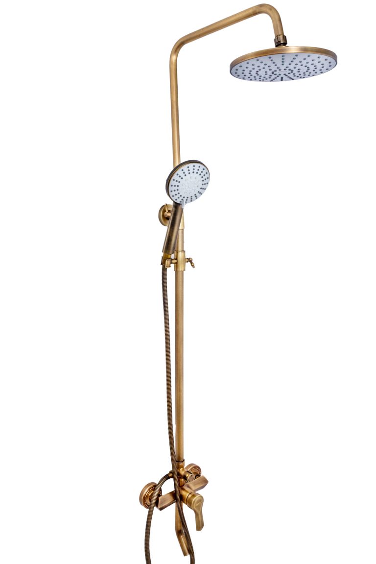 Coloana de dus TRENDY S, cu trei functii, bronz antichizat, 7021, trendysanitary.ro