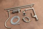 Coloana dus 3 functii aspect inox satinat TRENDY’S , 6529, trendysanitary.ro