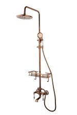 Coloana dus trei functii, rose Trendy s, cu broderie ceramica, 467, trendysanitary.ro