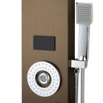 Panou de dus TRENDY’S, cu hidromasaj , inox 5 functii digital cu led, bronz antichizat, 3949, trendysanitary.ro