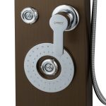 Panou de dus TRENDY’S, cu hidromasaj , inox 5 functii digital cu led, bronz antichizat, 5423, trendysanitary.ro
