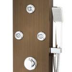 Panou de dus cu hidromasaj, TRENDY’S cu 4 functii bronz antichizat, 5464, trendysanitary.ro
