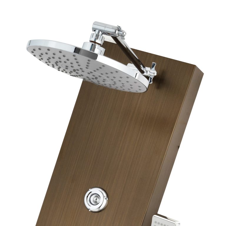 Panou de dus cu hidromasaj, TRENDY’S cu 4 functii bronz antichizat, 4913, trendysanitary.ro
