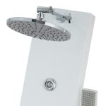 Panou de dus cu hidromasaj, TRENDY’S cu 4 functii white satin, 48, trendysanitary.ro