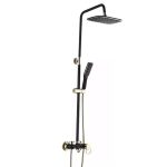 Panou dus, TRENDY’S, trei functii, negru/auriu, 118, trendysanitary.ro
