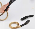 Panou dus, TRENDY’S, trei functii, negru/auriu, 2614, trendysanitary.ro