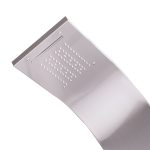 Panou dus TRENDY’S, cu hidromasaj inox 5 functii Digital Thermo,gri satin cu led, 4439, trendysanitary.ro