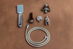 Panou dus hidromasaj inox 4 functii alb mat TRENDY’S, 9648, trendysanitary.ro